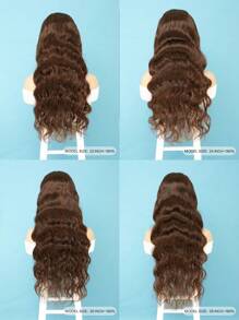 Medium Brown Glueless Wigs For Women Loose Body Wave 4x4 Lace Front Wigs Human Hair No Glue Lace Closure Wigs 180% Density 22-28 Inch - S4 - View 4