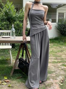 DAZY Women Two Pieces Outfits For Daily Wear - Grey - View 6
