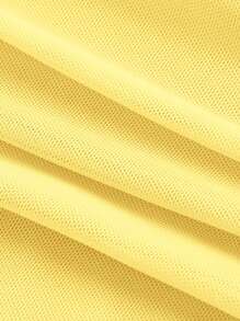 SHEIN MOD Plus Size Solid Color Camisole Top & Tank Top, Fashionable Suitable For Summer - Yellow - View 3