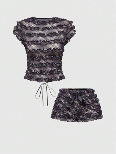 J-Fashion Damen Zweiteiler für den alltäglichen Gebrauch