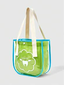 SHEIN Gift - Green Detachable Beach Bag, Eid Al-Fitr Transparent Jelly Bag - Green - View 4