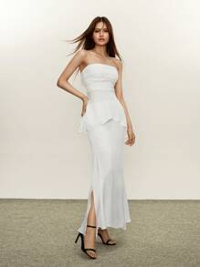 Rina Fox 女士日常两件套服装 - 白色 - 查看 5