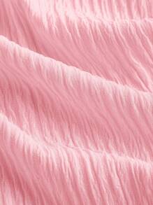 SHEIN MOD 简约百搭浪漫女士吊带背心连衣裙 - 粉色 - 查看 3