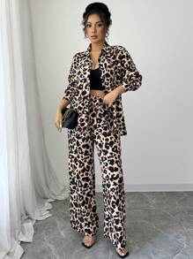 Chiquease Women Two Pieces Outfits For Daily Wear - Khaki - View 3