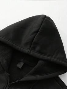 Manfinity Homme Sudadera abierta de hombre talla grande, de moda para el verano