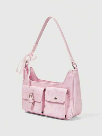 Kawaii Bolso de hombro de mujer elegante, minimalista y práctico multifuncional