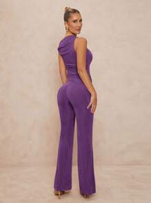 Lumalex Women Two Pieces Outfits For Daily Wear - Purple - View 7