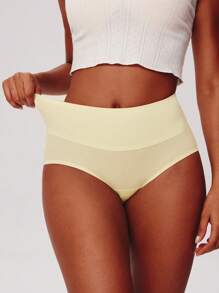 LUVLETTE 2-Pack High-Waist No Show Briefs Waist Tummy Basic Control Shapewear Panties Set Airy Underwear For Women - Multicolor - View 11