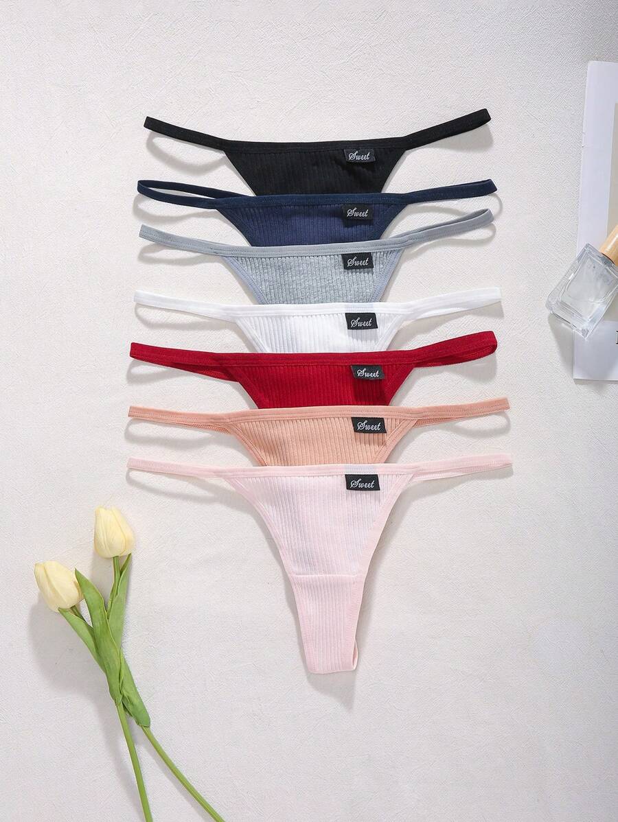 7pcs Seamless Underwear (G-String) Set