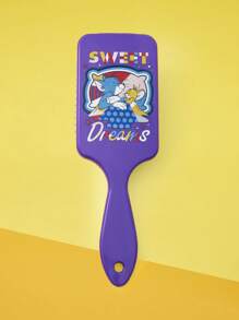 TOM & JERRY X SHEIN 可爱卡通图案气垫发刷，手持头发按摩梳，气垫刷头发造型工具