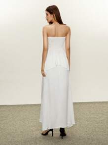 Rina Fox 女士日常两件套服装 - 白色 - 查看 3