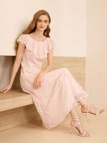 MOTF PREMIUM OPEN TOE ONE-STRAP HIGH HEEL SANDALS - Apricot - View 2