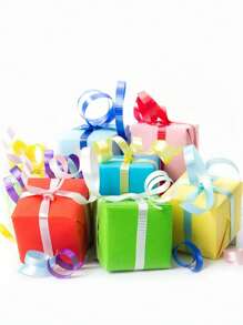 1/5" Gift Curling Ribbon For Gift Wrapping Multicolour Balloon Ribbon To Wedding Invitations Birthday Party Christmas Tree Decoration Mother's Day Graduation