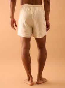 Musero Elastische Nadelstreifen Badeshorts Sommer Smart Straßenmode Urlaub Lässig - Verschiedenfarbig - Übersicht 4