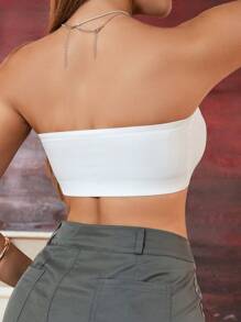 NudeFit 1pc Women Wireless Bandeau Bra