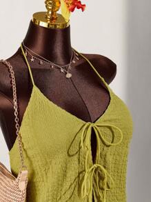 Amplova Conjuntos de dos piezas para mujer para usar a diario - Verde - Ver 9