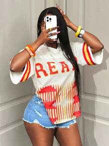 BamGleam Street 88 Digitales Rundhals T-Shirt