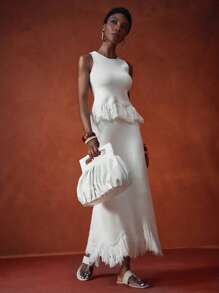 Zivah Women Two Pieces Outfits For Daily Wear - White - View 2