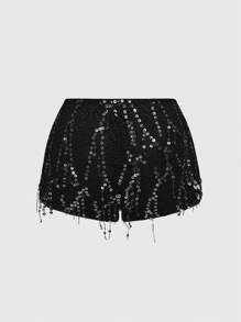 ROMWE Grunge Punk 女士日常两件套服装 - 黑色 - 查看 5