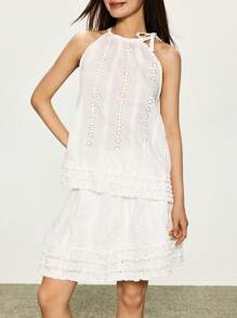 Rina Fox 女士日常两件套服装 - 米色 - 查看 5