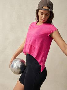 VARSIVA 运动夏季户外基本款运动服 - 玫紅色 - 查看 9