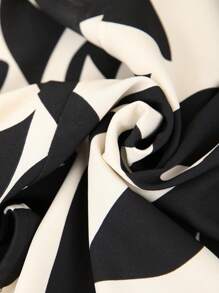 EMERY ROSE 女士两件套日常服装夏季套装两件套夏季套装两件套女士套装女士教师装女士上衣和裤子套装女士两件套裤子套装裤套装夏季套装 - 黑色 - 查看 8