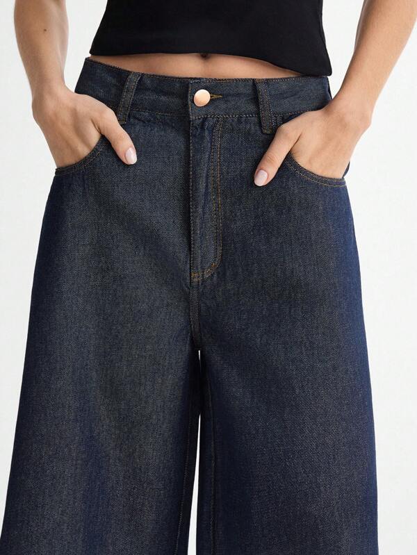 Daynim Shorts Shorts Feminino Denim com Bolso Diagonal