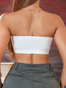 NudeFit 1pc Women Wireless Bandeau Bra