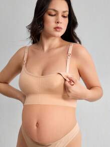 SHEIN Maternity 5pack Plain Nursing Bra For Mother - Multicolor - View 5