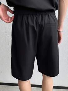 Manfinity Hypemode Short décontracté ample pour hommes, short de bureau professionnel, cadeau pour un petit ami ou un mari, pour la rentrée scolaire