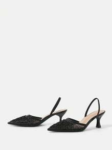 CUCCOO HITCHD Women's Fashion Floral Elegant Party High Heel Sandals For Christmas