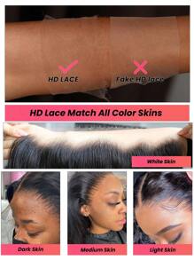 TrueHD HD Lace Frontal Only 13X4 Straight Frontal Human Hair 13x4 Ear To Ear HD Lace Frontal With Pre Plucked Free Part Full Lace Frontal For Women