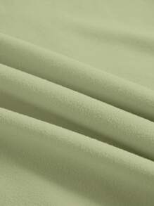 Comfortable Colorful Daisy Floral Pattern T-Shirt, Round Neck Short Sleeve Casual Versatile Graphic T-Shirt For Women - Army Green - View 5