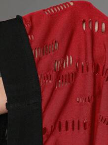 Slaydiva Women Two Pieces Outfits For Daily Wear - Red - View 9