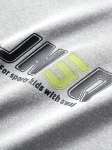 SHEIN Back To School Outdoor Sports Tops For Tween Boys - Multicolor - View 7