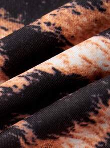 Swim Oasis Plus Size Women Floral & Leopard Print Sexy Halter Tankini Swimsuit Set Z Przezroczystym Nakryciem i Spódnicą Na Letnią Plażę