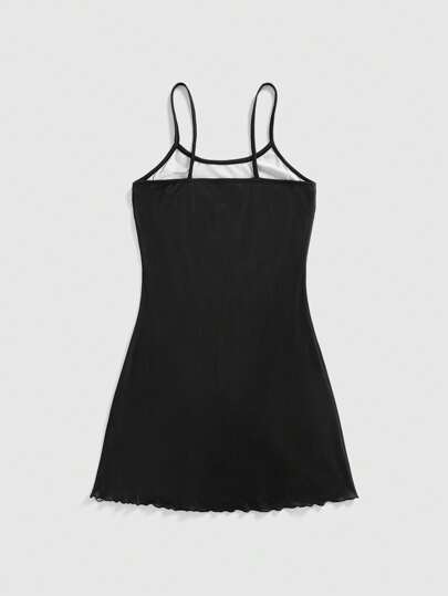 ROMWE Avant Summer Casual National Flag Pattern Camisole Dress Home Wear For Women