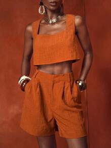 Zivah Women Two Pieces Outfits For Daily Wear - Rust Brown - View 1