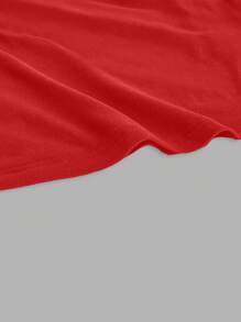 Attitoon Plus Size Women's 4th Of July Short Letter Print Red Tight Fitness Cami Top Suitable For Summer, Back To School - White - View 4