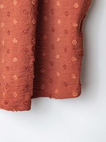 Linhara EMERY ROSE 女士圆领无袖上衣和长款宽松裤休闲套装夏季，夏季女装 - 橘色 - 查看 3