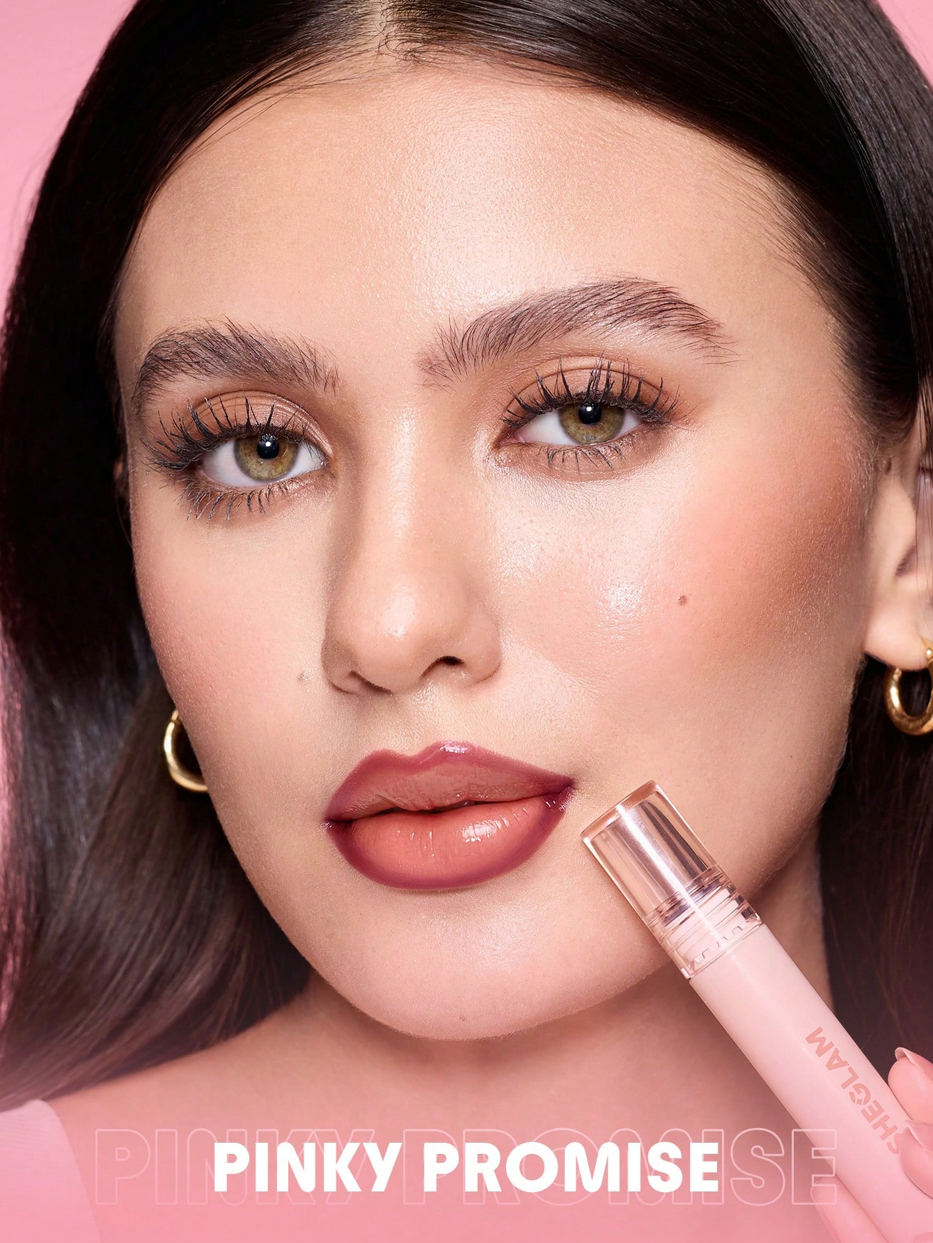 SHEGLAM Fall In Line محدد شفاه قابل للتقشير-Pinky...