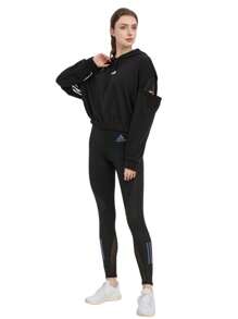 Adidas ADIZERO LONG TIGHT - Black - View 5