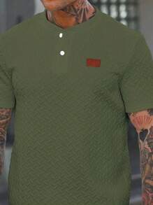 Manfinity CasualCool Conjunto de camiseta y pantalones cortos de 2 piezas para hombres, de moda para verano. Conjunto de 2 piezas casual para hombres, conjuntos de 2 piezas para hombres, atuendos de 2 piezas para hombre para uso diario, al aire libre, regalos para esposo y novio, ropa urbana