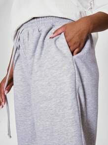 MUSERA Quần short dài dáng ôm thắt eo, thích hợp cho mùa xuân, kỳ nghỉ, hè, lễ hội, thanh lịch, thường ngày. - Màu Xám nhạt - Xem 6
