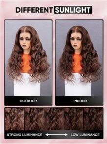 9AM Hair Store Wear Go Glueless Wig Body Wave 6*4 Transparent Lace Closure Wig 180% 16-28 Inch Pre-Cut & Pre-Plucked Brown Color Human Hair Natural Hairline Daily Use Silky For Beginners Gifts For Women Halloween Hair Disguise Wednesday Addams Sexy Lingerie Women Halloween Costume Gift Free Gifts   Natural Hair Extension