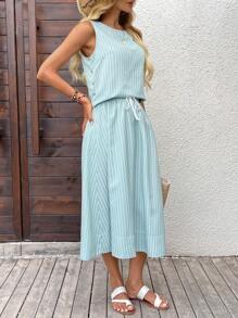 EMERY ROSE Women Two Pieces Outfits For Daily Wear - Multicolor - View 4