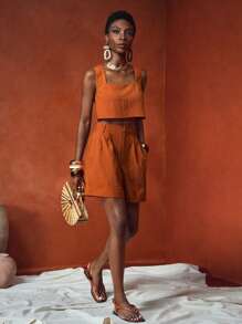 Zivah Women Two Pieces Outfits For Daily Wear - Rust Brown - View 5