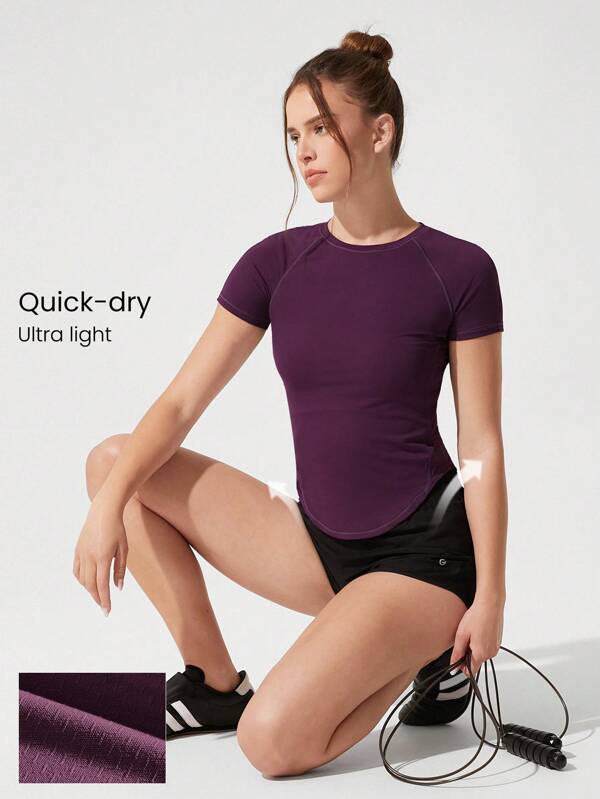GLOWMODE Tricou sport Power Play cu uscare rapidă, ajustat