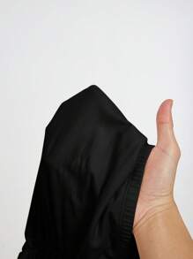 SHEIN MOD 大码女式金色胸针装饰单肩带上衣，派对，闪亮上衣