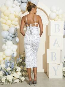 Loomaby Vestido de maternidad sin mangas, de moda para el verano - Multicolor - Ver 4
